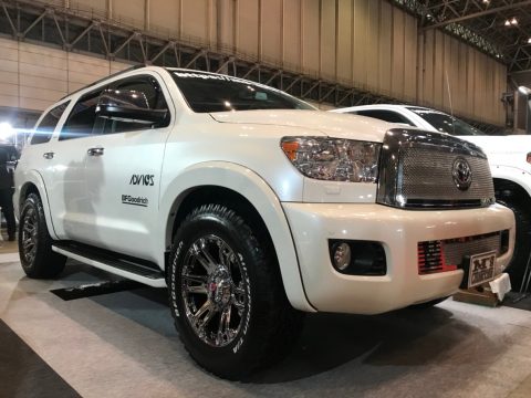 2019　オートサロン　カーイベント　USトヨタ　タンドラ　セコイア　カスタム　ピックアップトラック　SUV (1)